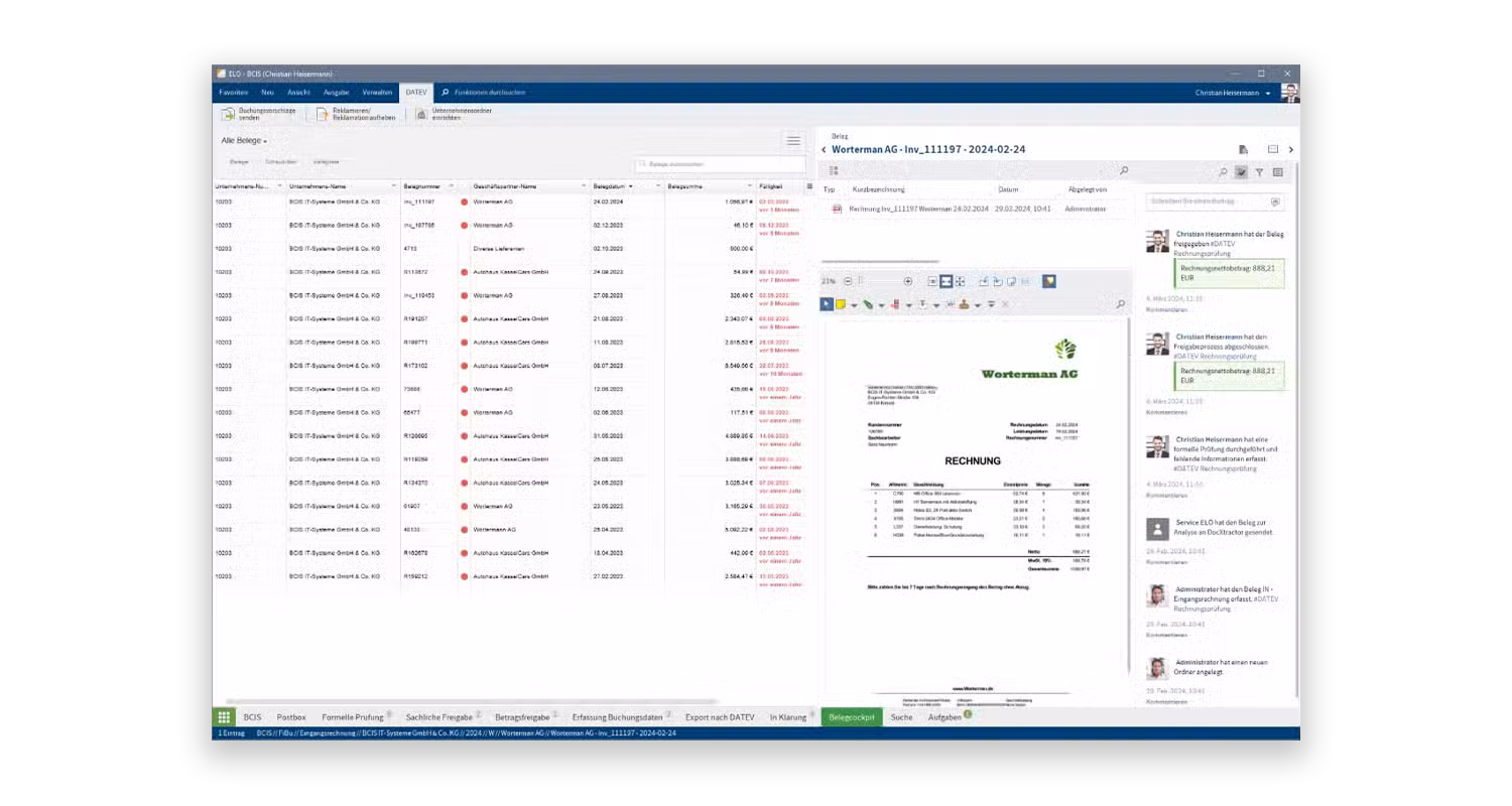 elo_for_datev-screenshot-alle-belege