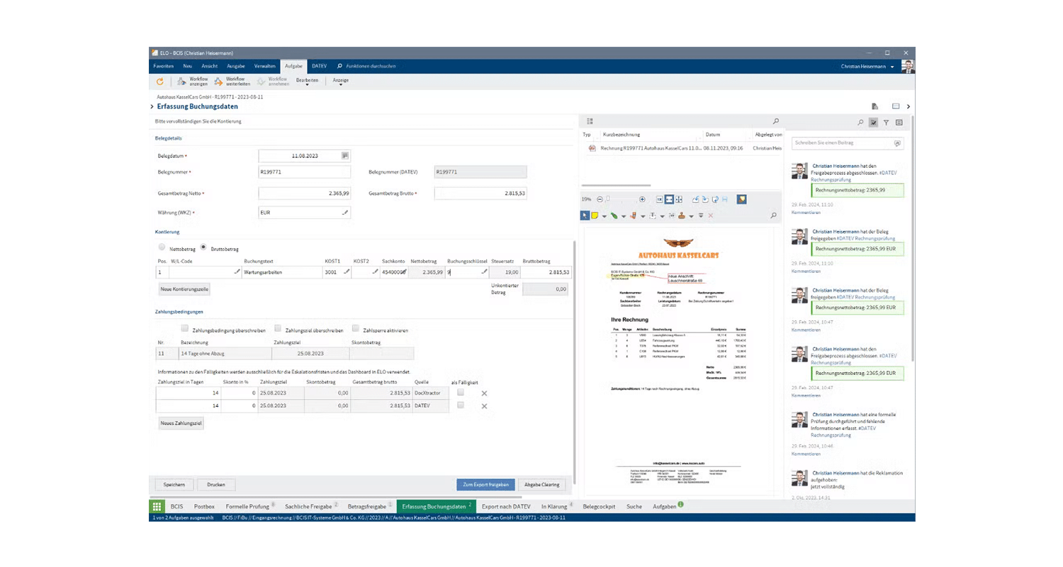 elo_for_datev-screenshot-erfassung-buchungsdaten