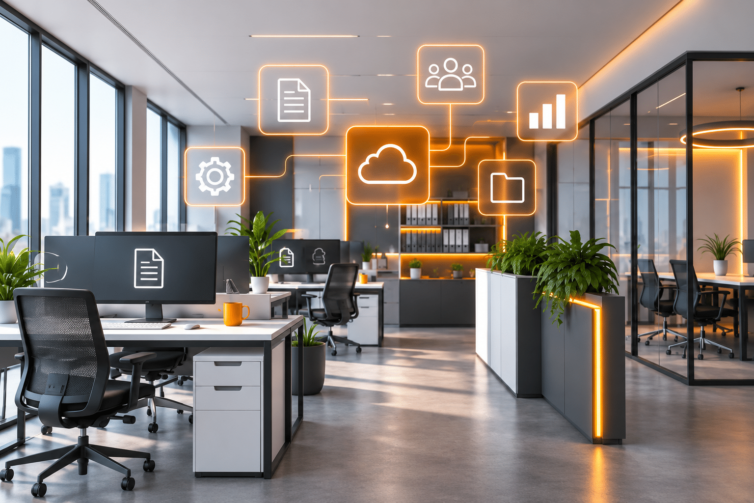 Digital Office (KI-generiertes Bild)